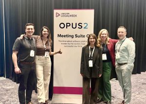 Opus 2 Legal tech expert team at Legalweek 2026