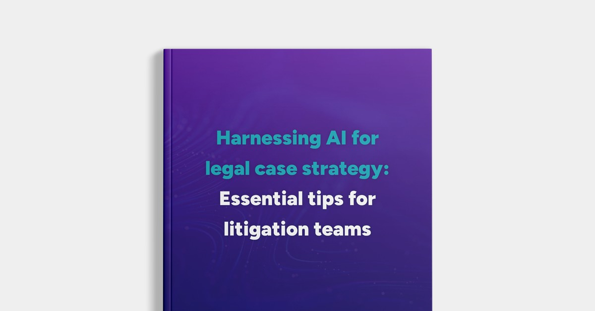 Use cases for AI in litigation Opus 2 white paper